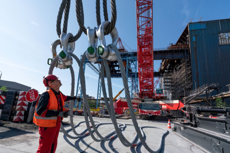 620 tonnes hoist for German steelworks crane swap