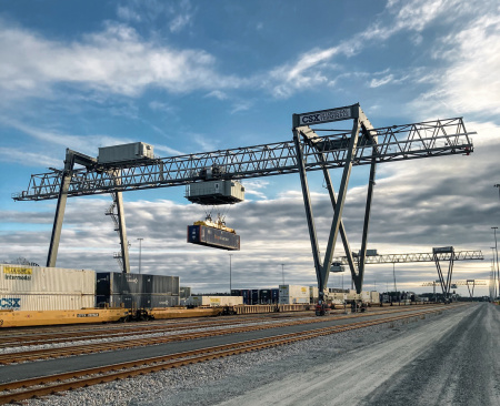 CSX Carolina Connector fully automates ops with rail mounted gantry crane 